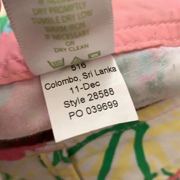 Lilly Pulitzer Butterfly Garden Scalloped Shorts - Picture 7 of 7